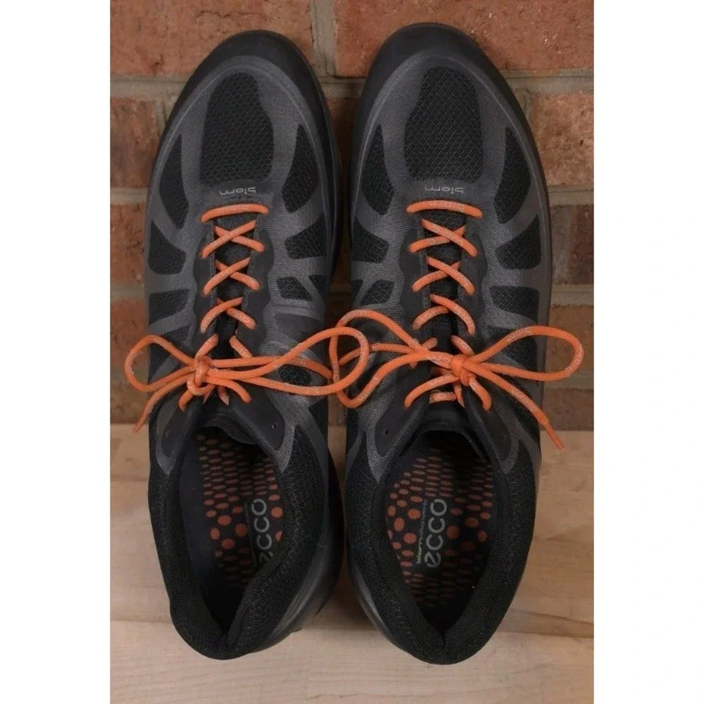 Ecco Mens Biom Fjuel Sneaker Shoes Sz 47 US 13 Black Grey
